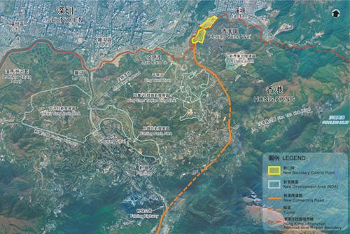 香园围口岸公路